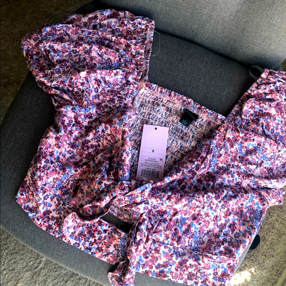 Wild Fable tie crop top